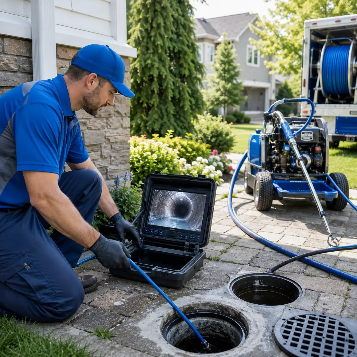 Outdoor drain cleaning professionals serving Spurger, TX