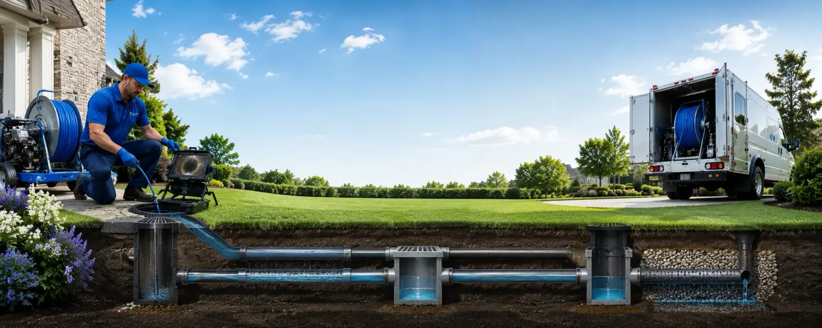 Outdoor drain cleaning information for Spurger, TX